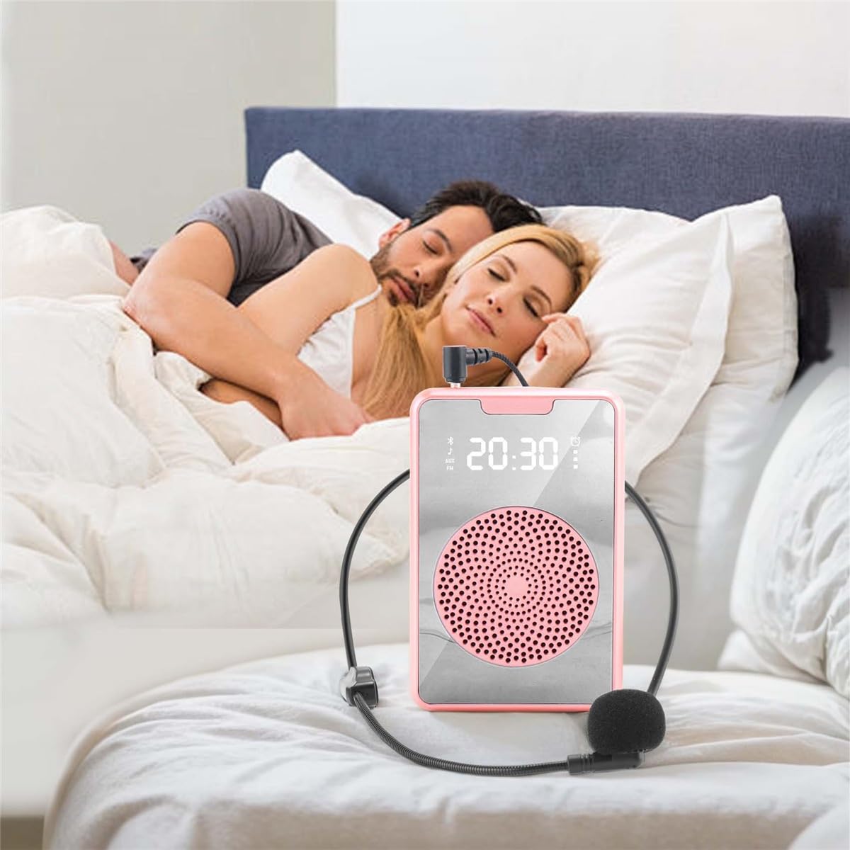 Amplificador de Voz, Amplificador de Voz portátil for Profesores con micrófono, Altavoz Recargable