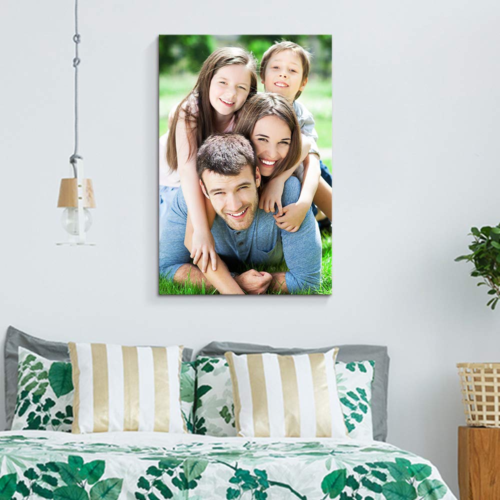 Custom Picture Personalized Family Wall Art Up To 12 Family Members ...