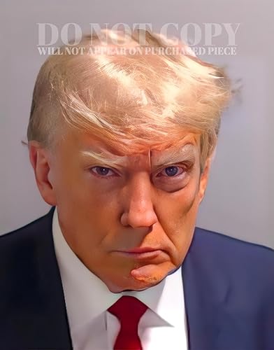 Miniatura 2 de Fotografía de Donald Trump Mugshot de 8 x 10 – Magnífico retrato de foto de taza 2023 – Arresto histórico de Atlanta, Georgia – Acusado – Estados