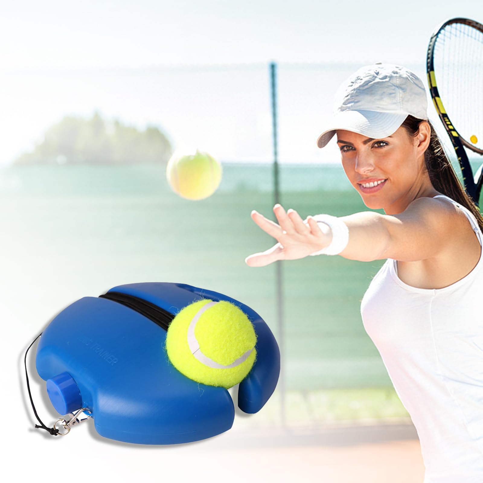 Tennis Trainer Rebound Ball - Portable Trainingsgerät Für Zuhause