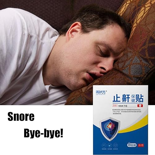 Vista 6 de 16 parches antironquidos, masaje de acupuntura tradicional oriental, alivio instantáneo de ronquidos, menos respiración bucal