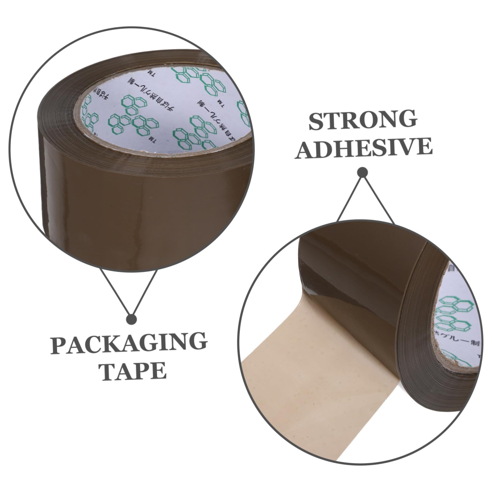 5rotoli Nastro Adesivo per Imballaggio Sigillante per Scatole Spedizione Resistente per Imballaggio e Traslochi