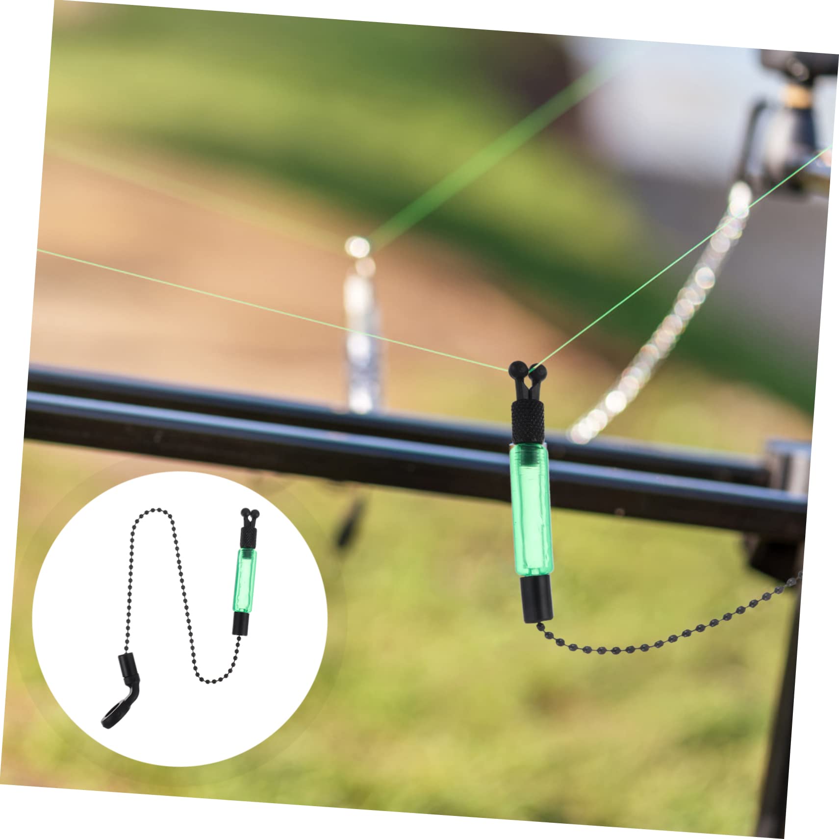 FOYTOKI 3pcs Fishing Alarm Components Iron Material Bite Indicator Spinners for Carp Fishing