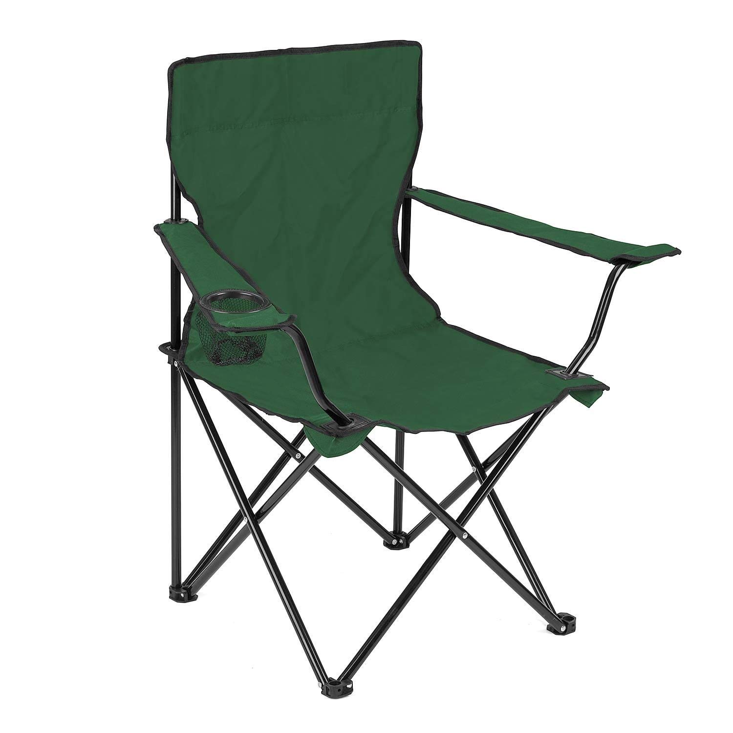 JEMICA Camping Folding Chair Outdoor Garden, Picnic, Travelling, Lawn, Patio Outdoor Chairs with Carrying Bag (Green)-image-17