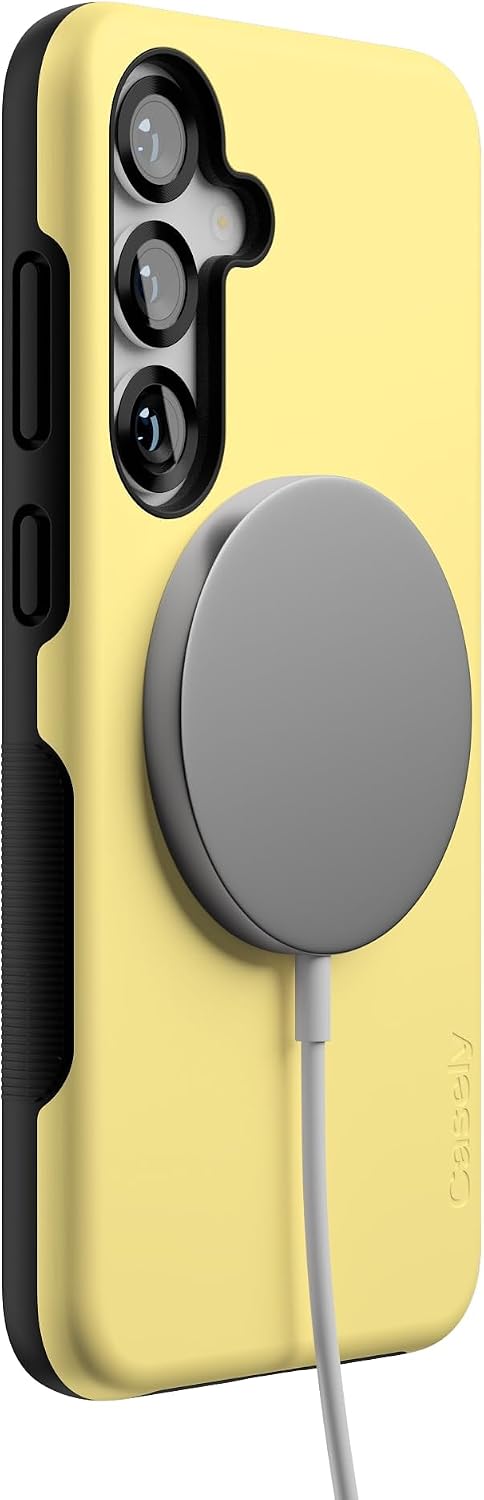 Casely Galaxy S25 Plus Case | Butter Me Up | Butter Yellow | Bold Protective Design | Compatible with MagSafe