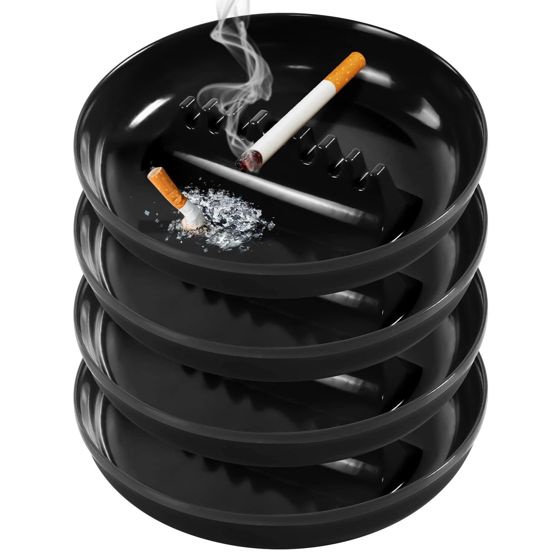 how to ash a cigarette without an ashtray Amazon.com: Grovind Plastic Ashtrays for Cigarettes and Cigars, Indoor  Outdoor Ash Tray Large Size Tabletop Ashtray Decor for Home Office  Restaurant Patio Bar