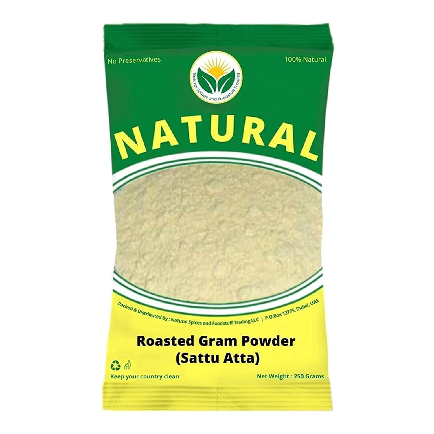 Naturals Fresh Roasted Gram Powder (Sattu,1kg)