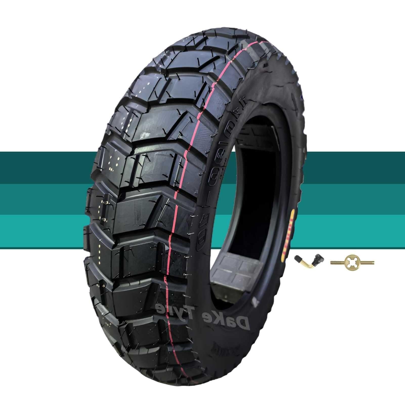 110/90-10 Bezdętkowy Opona Motocyklowa z Wzorem Wysokiej Przyczepności 110/90/10 Niskim Oporem Toczenia i 110 90 10 Wytrzymała Opona z Przyczepnością na Koła Przednie i Tylne