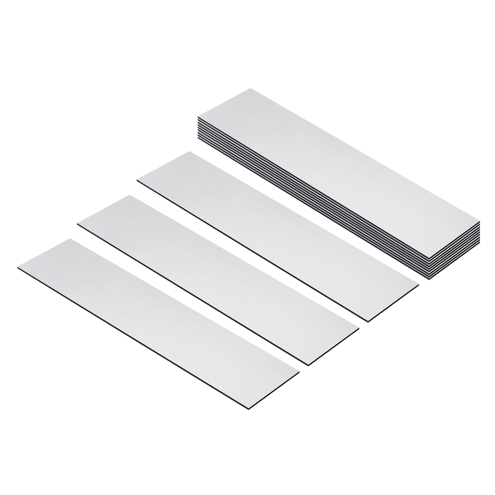 PATIKIL 8"x2" Blank Name Plates