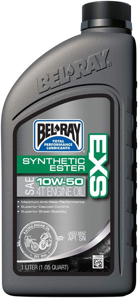 Bel-Ray 99160-B1LW EXS Synthetic Ester 4T Engine Oil - 10W50-1L.