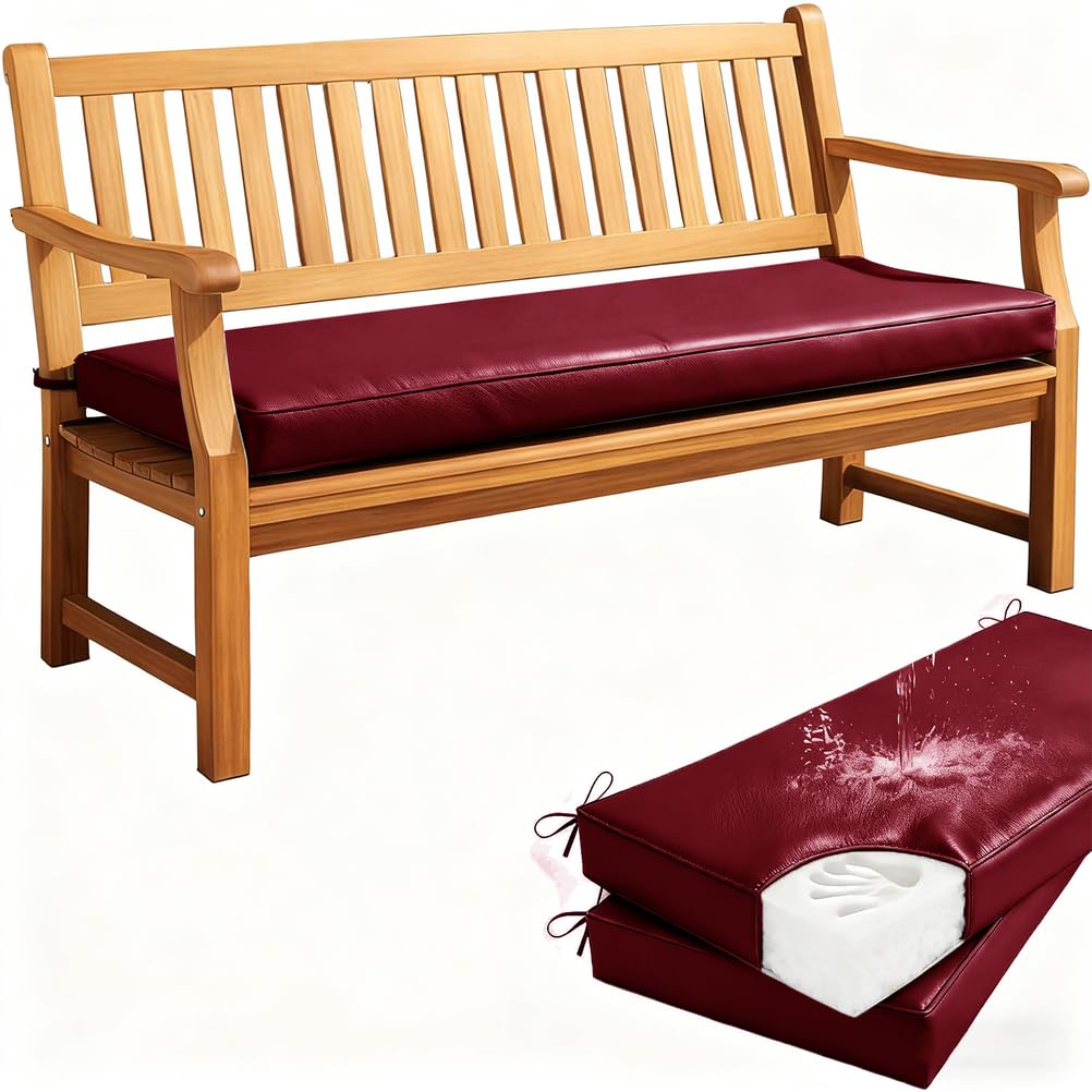 Coussin de banc lavable et antidérapant pour éliminer l'assise rigide