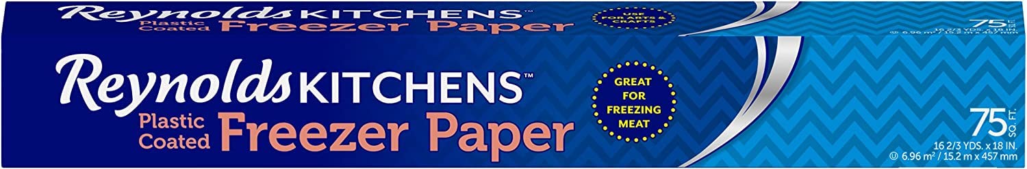 Reynolds Kitchens Lot de 3 feuilles de papier pour congélateur avec revêtement plastique 2,5 m²