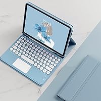 Vista 18 de Funda con teclado para iPad Air2 - Touchpad, magnético, Bluetooth desmontable, funda inteligente delgada para iPad 5ª/6ª generación de 9.7 pulgadas