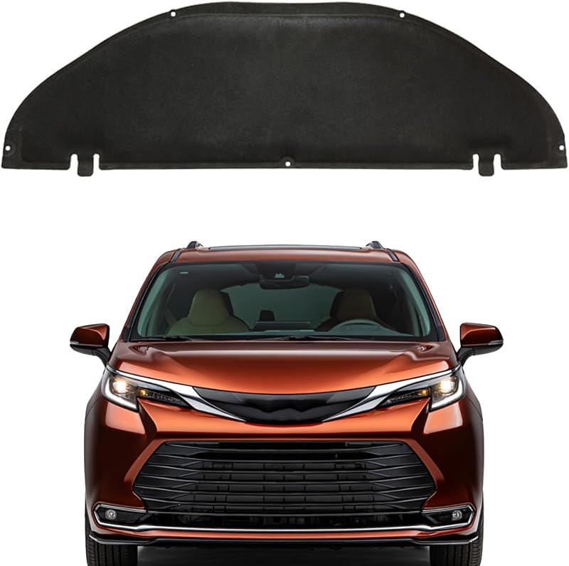 Engine Cotton Hood Sound Heat Insulation Pad for Toyota Sienna 2021-2026