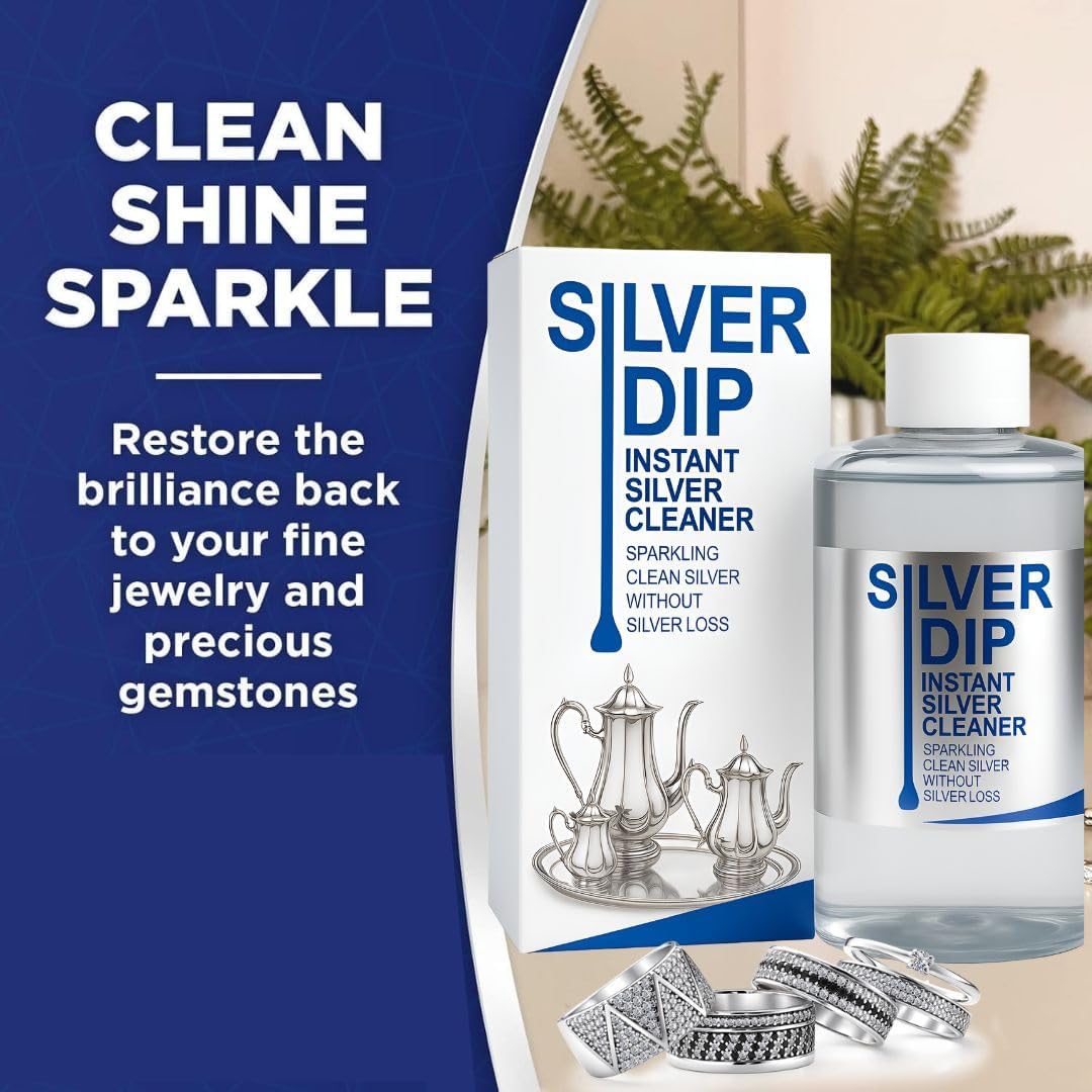 Pure Nest Silver Dip β Instant Silver Cleaner Solution for Jewelry, Utensils, Coins, Idols & Ornaments | Removes Tarnish & Restores Shine 2