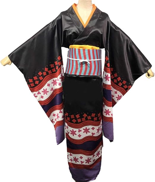 Amazon Co Jp One Piece ワンピース ワノ国 ニコ ロビン 浴衣 和服 芸者 Cosplay キャラクター コスプレ服 B オ ダ 可能 ホビー