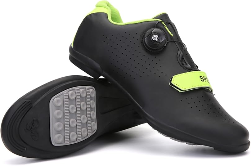 Scarpe Da Ciclismo Unisex | Compatibili SPD E SPD-SL | Per Strada E Indoor
