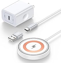 Wireless Charger for Samsung Z Fold 8 Ultra Charger Magnet Charging Station | Magnetic Wireless Fast Charging Pad for Samsung Galaxy S26 S25 Ultra Z Fold 8 7 6 Google Pixel 10 11 Pro XL, USB A/C Adapter