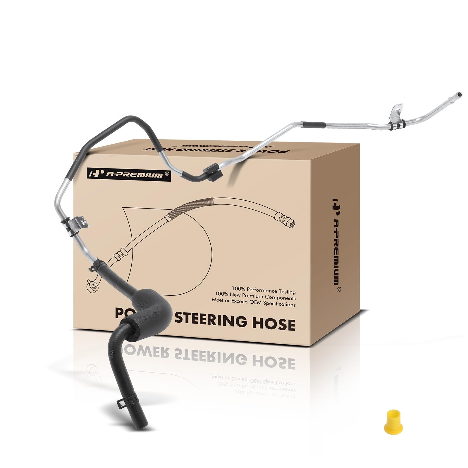 Photo 1 of A-Premium Power Steering Hose Return Hose Line Assembly Compatible with Hyundai Tucson 2005 2006 2007 2008 2009, Gear To Cooler, Replace# 5756020