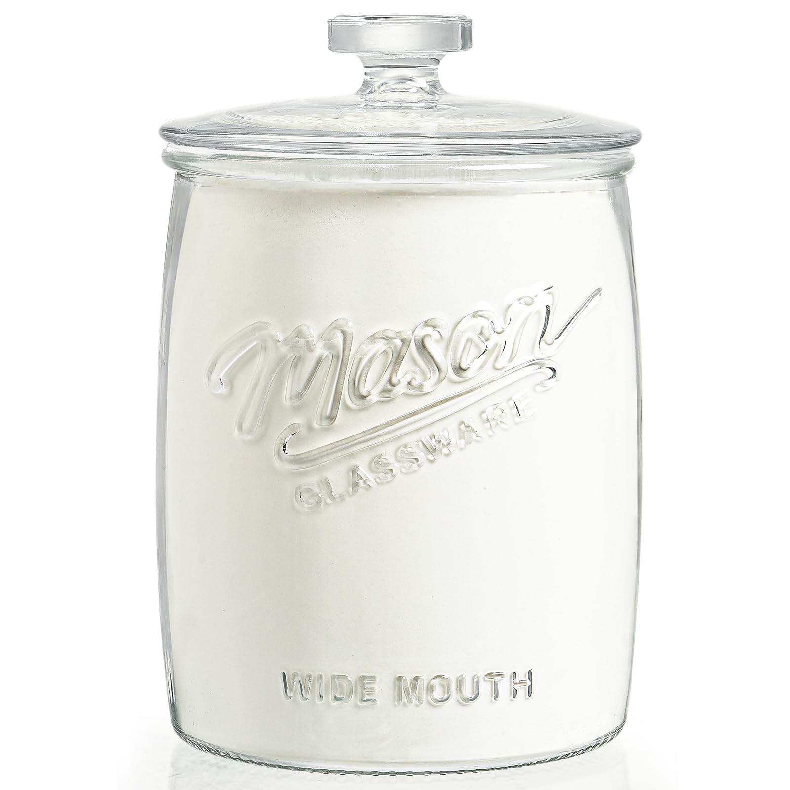 Dwbligt 1 Gallon Glass Cookie Jar