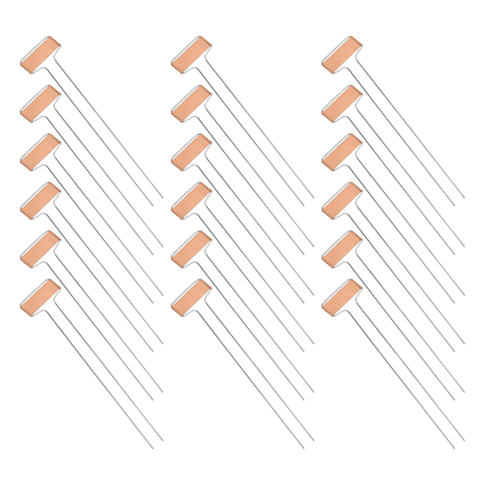 Sewroro 25 Étiquettes en Cuivre pour Plantes Imperméables – Marqueurs de Jardin Solide pour Potager et Pépinière – Piquets D’Identification Surface Lisse Polyvalents pour Fleurs et