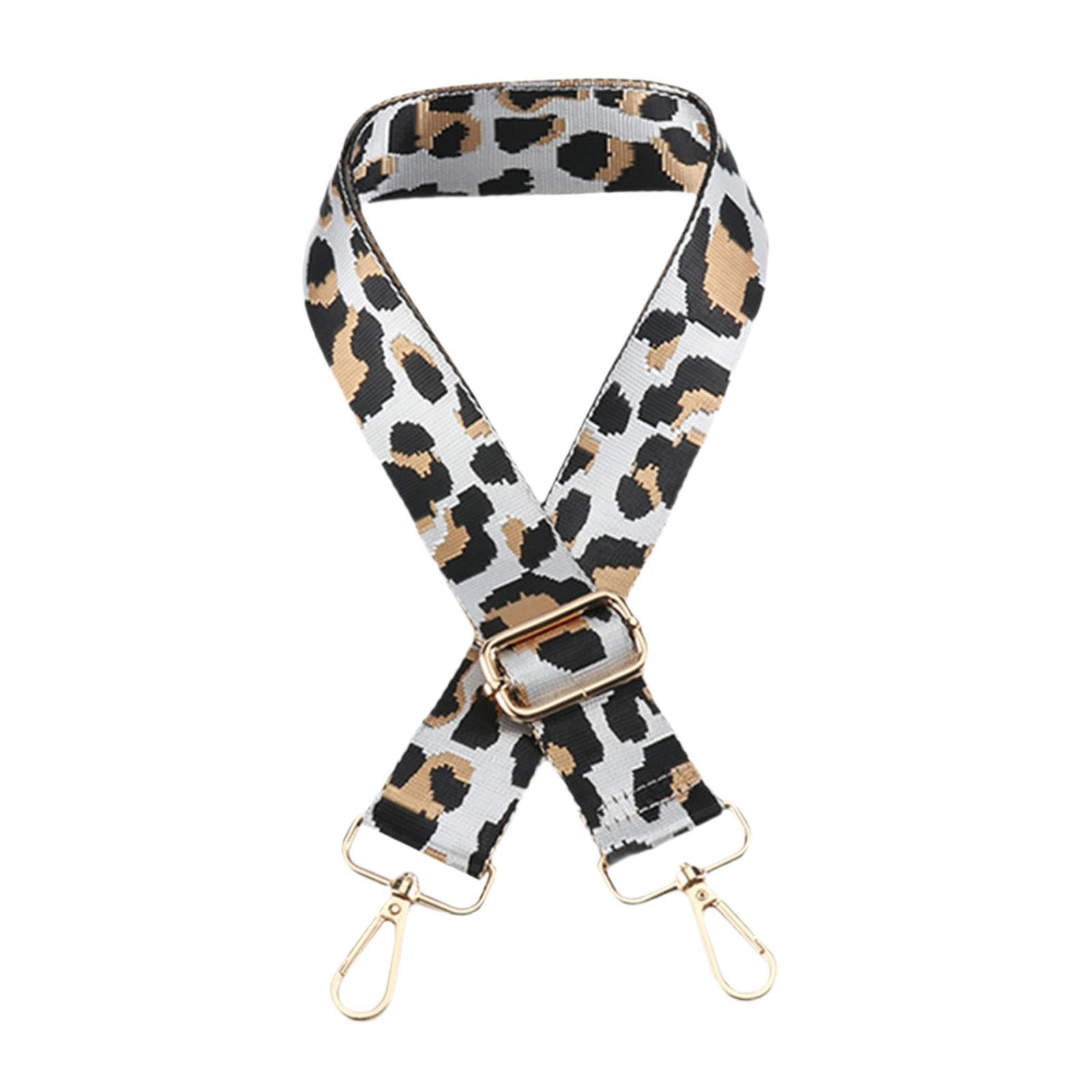 Stylish Leopard Print Portable Shoulder Bag Strap for Wallet Handbags Clutch-image-35
