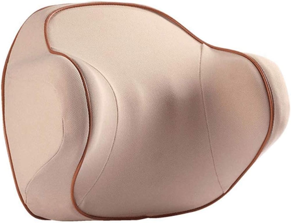 Car Neck Pillow, Memory Foam Headrest Cushion Helps Passengers Rest to Relieve Neck Pain and Improve Sitting Posture, Universal Version for All Car Seats(Gray)