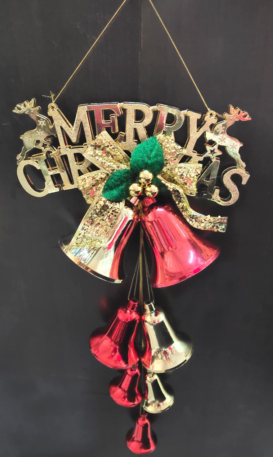 Buy 3A Featuretail Merry Christmas Bell for Door Hanging, Hanging