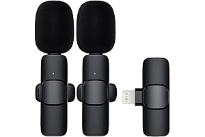 Lightning Wireless Lavalier Microphone for iPhone_2 Pack