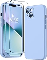 Vista 65 de BossKiss Funda compatible con iPhone 13, silicona de alta calidad mejorada [protección de cámara] [2 protectores de pantalla]