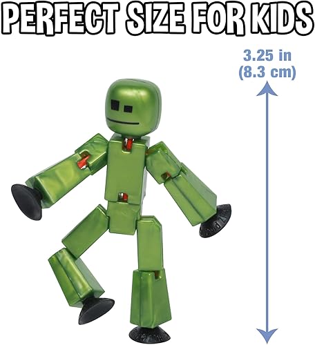 Miniatura 3 de Zing StikBot - Paquete individual, incluye 1 StikBot, figuras de acción coleccionables y accesorios, animación Stop Motion, a partir de 4 años