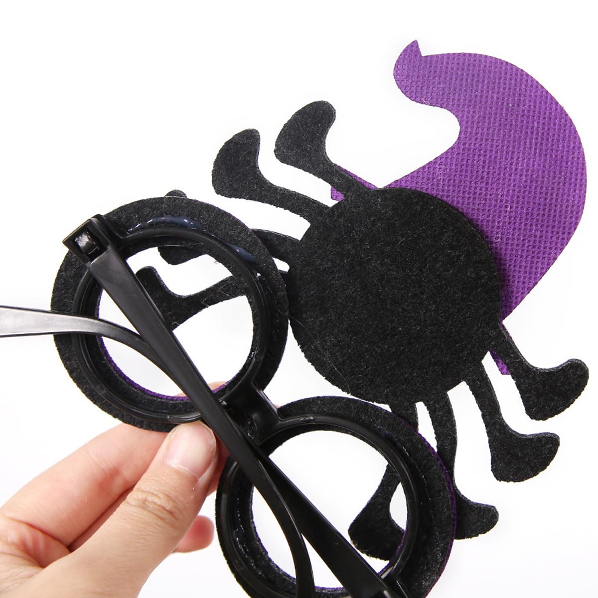 Snadulor 10 PCS Halloween Glasses,Funny Halloween Glasses,Halloween Glasses for Kids and Adults Halloween Supplies,Random Color