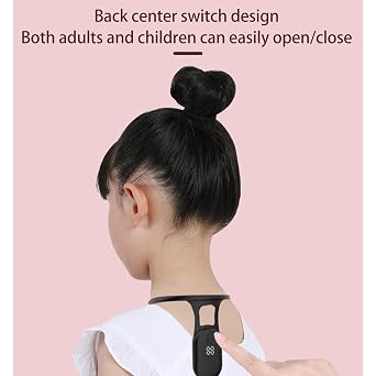 BestAlice Smart Posture Corrector and Trainer, Hanging Back Posture Correction, Intelligent Posture Trainer Check Posture in Real Time, Hunchback Posture Corrector Universal for Men fnd Women, Black