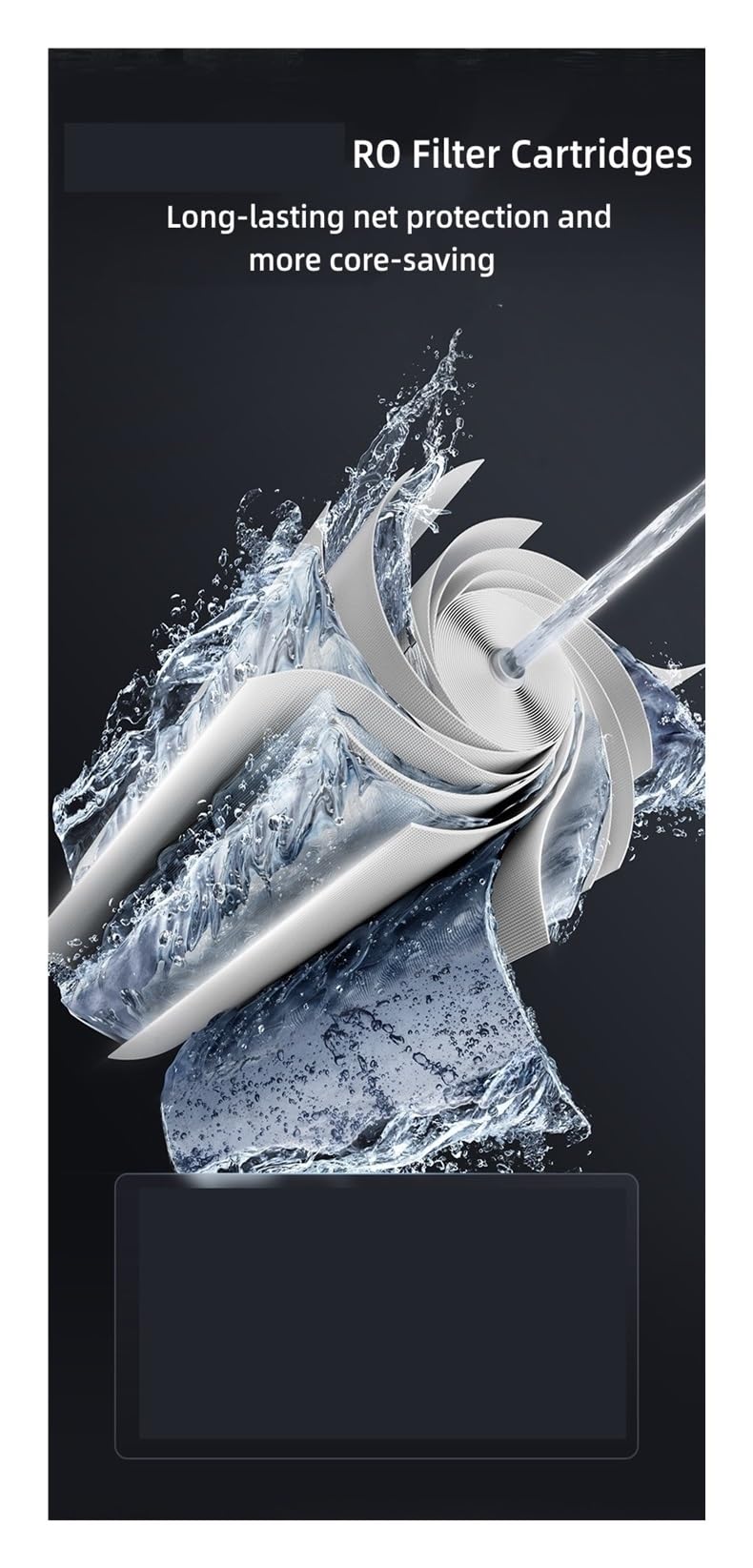 Filtro Acqua, Depuratore d'acqua diviso in oro bianco MQ7 RO e prefiltro, purificazione dell'acqua for tutta la casa,Depuratore Acqua Osmosi Inversa