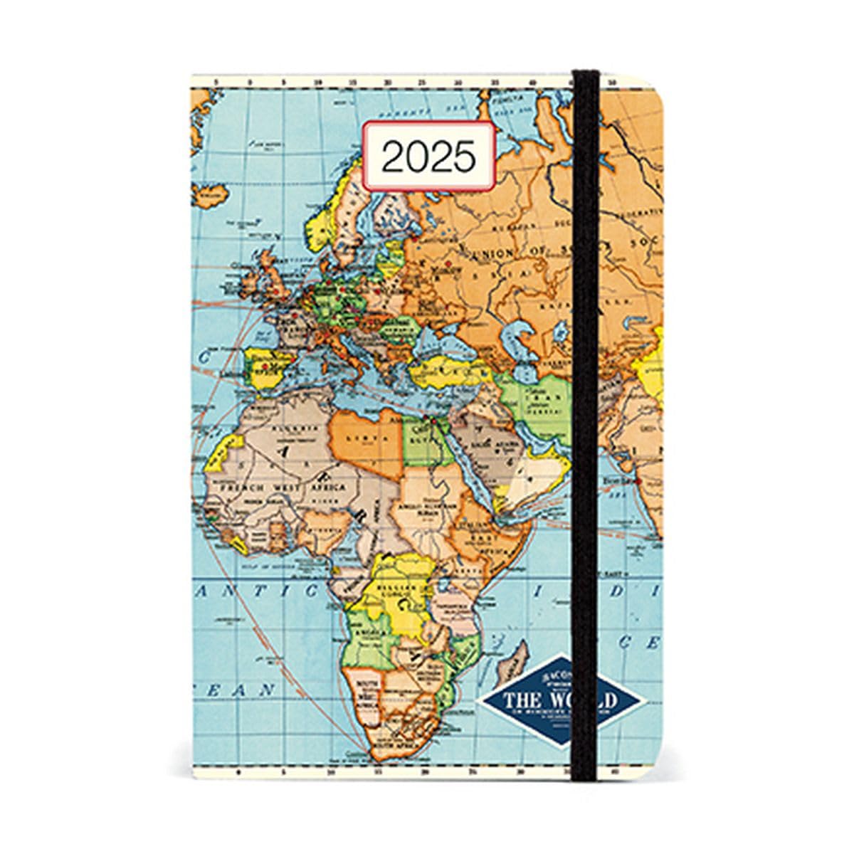Amazon.com : Cavallini & Co. Vintage Map 2025 Pocket Weekly