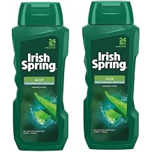 Irish Spring Body Wash, Aloe, 18 Fl Oz Pack of 2
