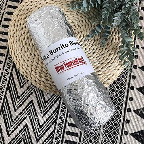 Allike Burrito Blanket 6ft Diameter Round Wraped Like Picture | 100% Microfiber Super