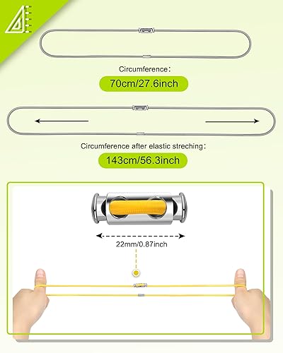 Miniatura 7 de Bandas de cubo de basura con diseño de Lord, bandas de goma ajustables para botes de basura de 8 a 33 galones, bandas multifuncionales, bandas para