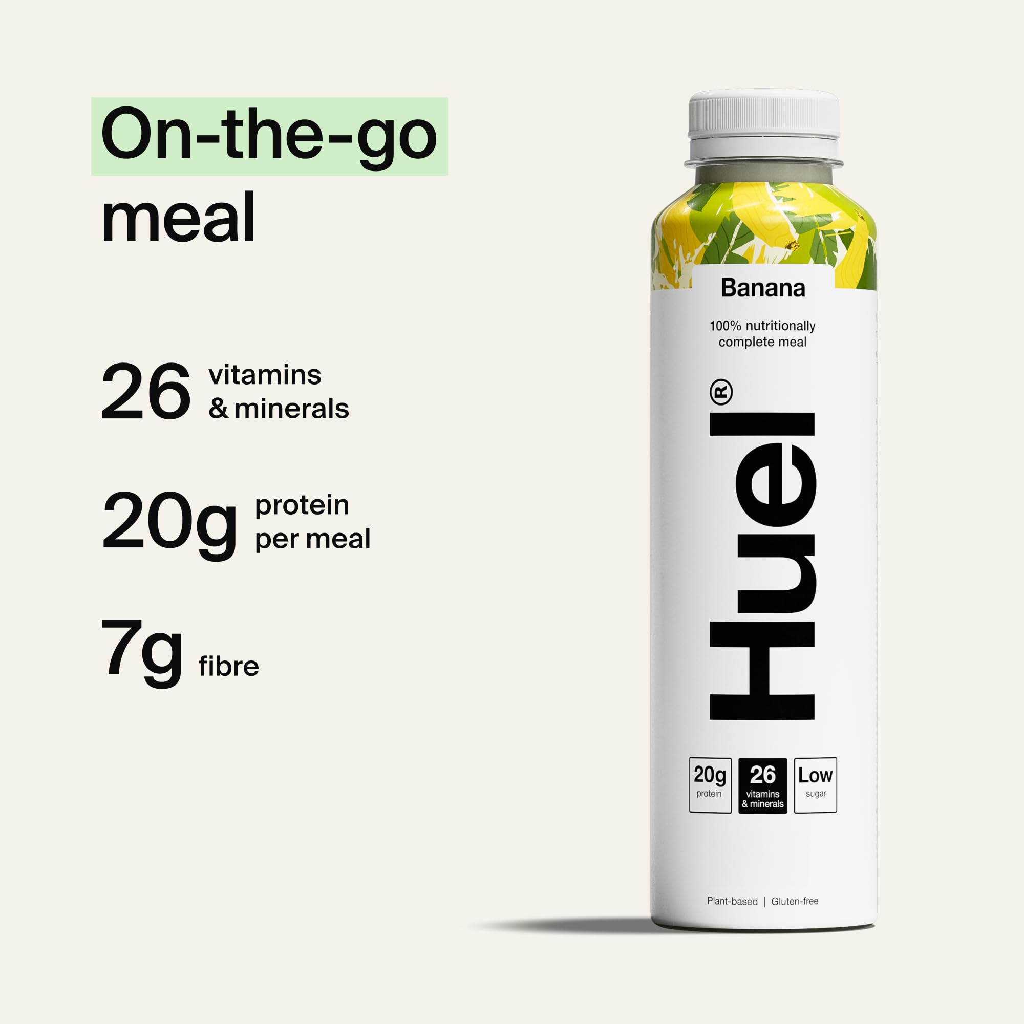 Huel Listo para Beber Comida Completa Plátano 8x500ml