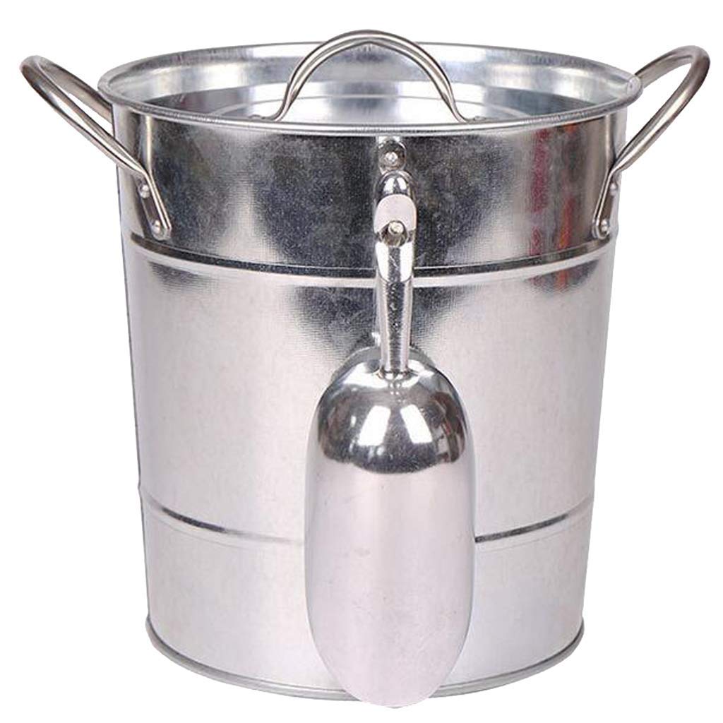 MRKU Cubo de Hielo Cubo de champán Cubitos de Hielo Botella de Vino de Hierro con Tapa con asa de Agarre