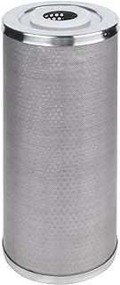 Amwater Stainless Steel Cleanable Wire Mesh Filter Cartridge for 10" Filter Housing for Whole House Water Purification of Stainless Steel 304(25 Micron)