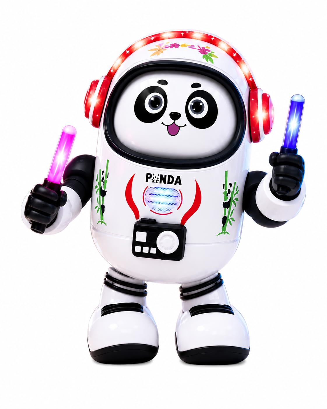 Dancing Panda Robot Toy with Light and Music for Kids | 360° Dancing Action, Flashing LED Lights, Built-in Music, Battery Operated, Ages 3 and Above-image-35