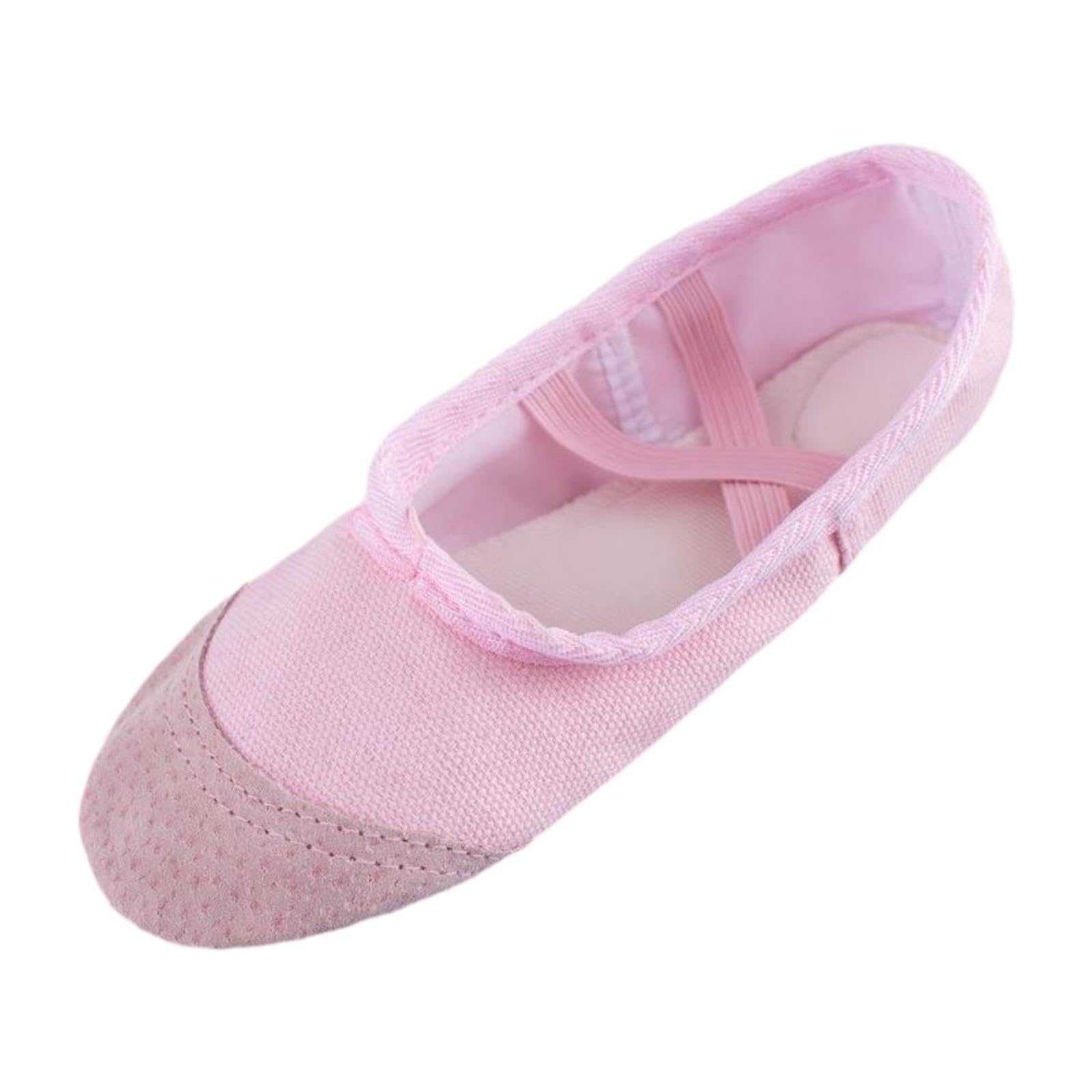 Qianly Ballet Shoes for Girls, Fashion Soft Dance Shoes, for Gymnastics, Ballet Fitness Pink
