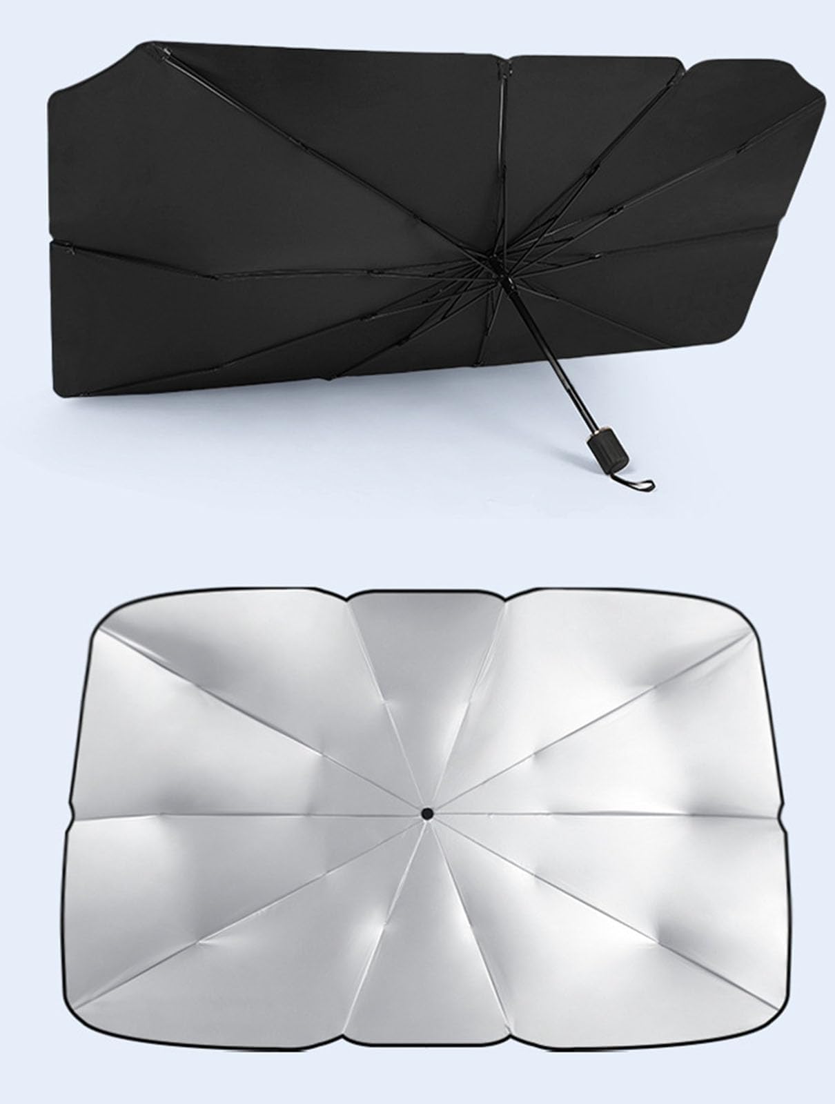 Pare-soleil Parapluie Pour Pare-brise BMW X1 (E84, F48) - Nano Matériau Anti-UV, Pliable, Facile à Installer