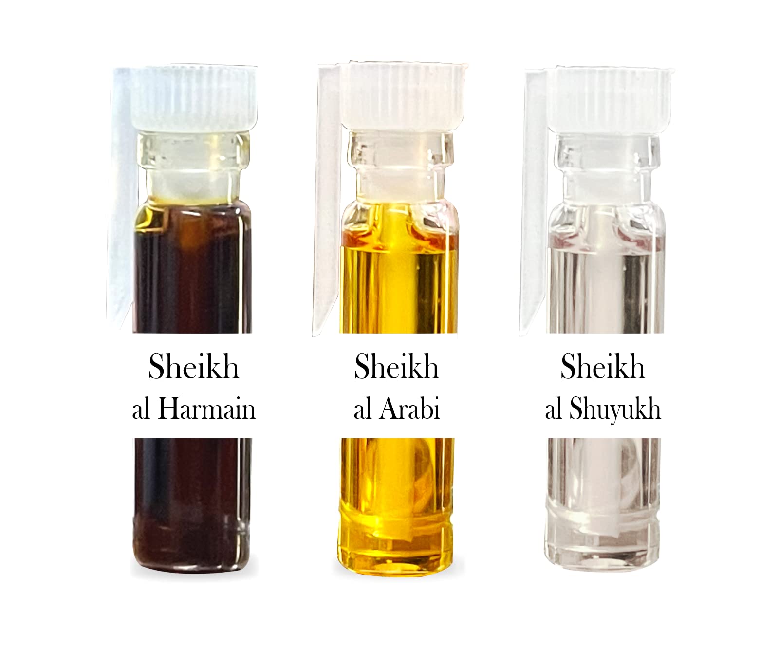 AL MASNOON Attar Sheikh Harmain/Sheikh Arabi (Pack of 3, 1ml Each)