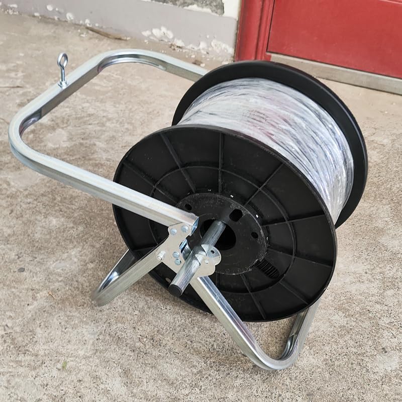 Folding Network Cable Rack Cable Laying Rack Fiber Optic Laying Tool Wiring Monitoring Broadband Installation (L:38X46CM)