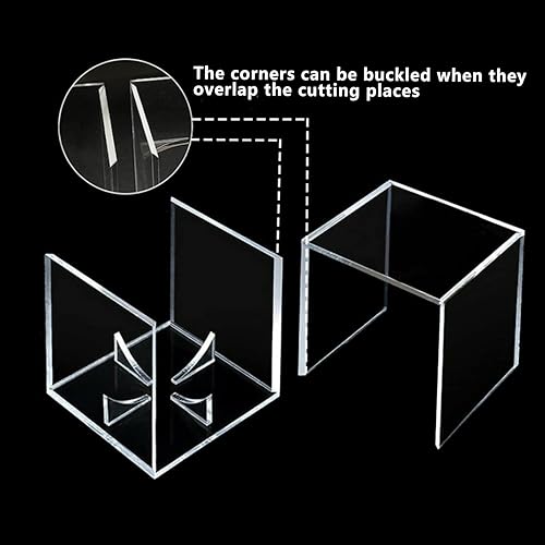 Miniatura 2 de Paquete de 2 vitrinas de béisbol  Soporte acrílico con protección UV para exhibición, vitrina transparente, caja de béisbol, escaparate de