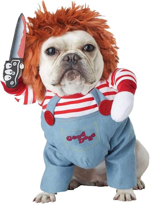 Amazon Co Jp Asdsh 犬コスチューム ハロウィン ペット用の服 ピエロ 二足歩行 犬 服 面白い クール かわいい コスプレ衣装 ペット用品