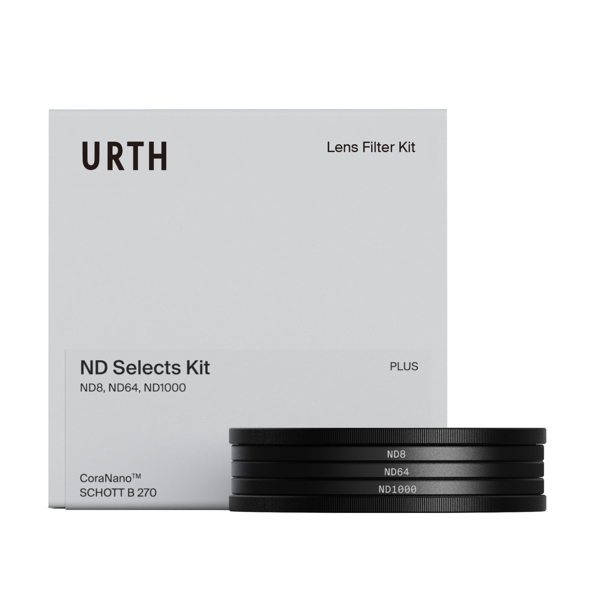 Urth - Lens Filter Kit - ND8/ND64/ND1000 - 72mm