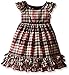 Laura Ashley London Little Girls' Plaid Taffeta Dress
